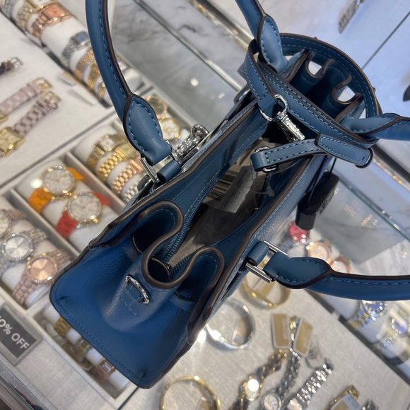 MICHAEL KORS Hamilton Small Patchwork Satchel Crossbody Bag
Cornflower 
NWT - Picture 4 of 16